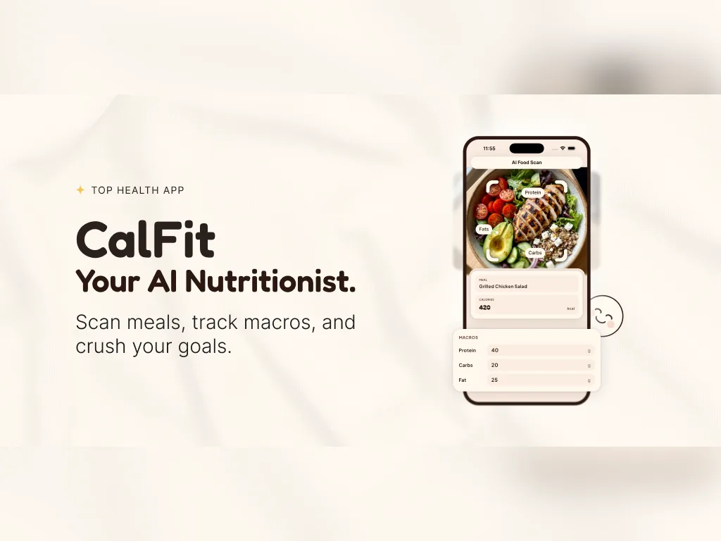 CalFit: A Calorie Tracker You Log With a Photo