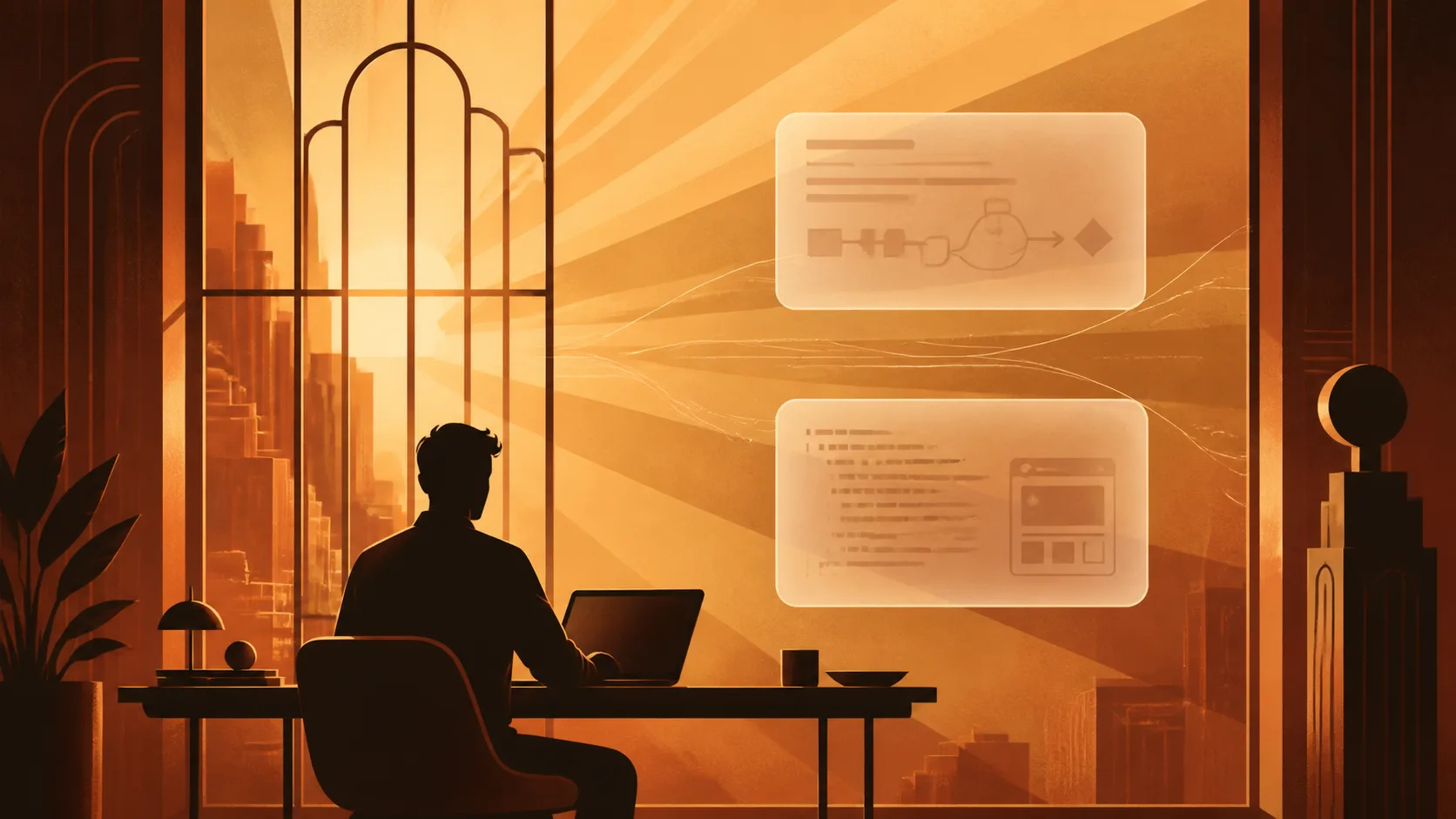 A data strategy document and the engineering work it depends on, separated by a gap of empty space where nobody in the room can say what's actually buildable