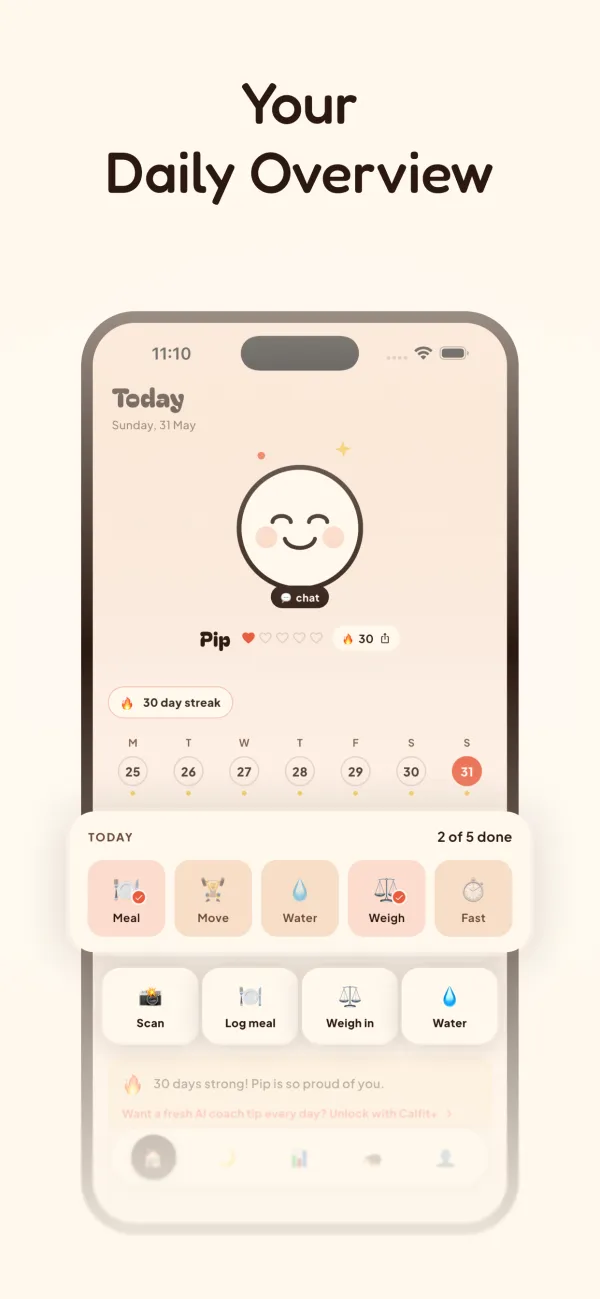 CalFit: A Calorie Tracker You Log With a Photo screenshot 1