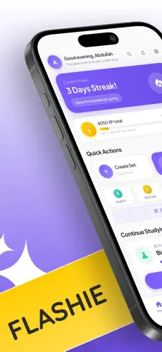 Flashie: An AI Flashcard App for Serious Learners screenshot 1