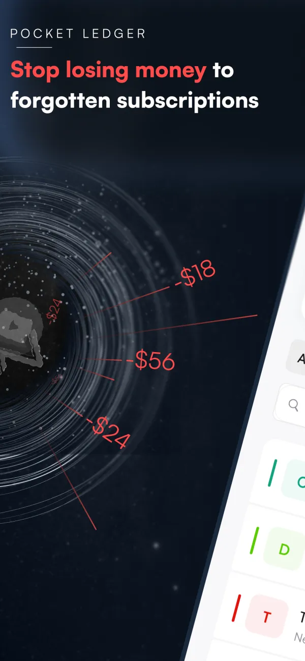 Pocket Ledger: A Subscription Tracker That Never Sees Your Bank Login screenshot 1